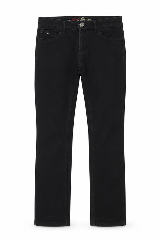 Tommy Hilfiger Women’s Black Skinny Jeans Size 6R Cotton Blend Denim
