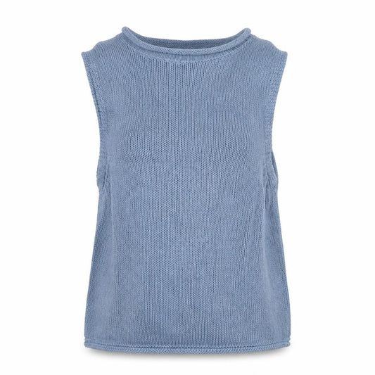 Next Men’s Blue Sleeveless Knitted Cotton Top Size M