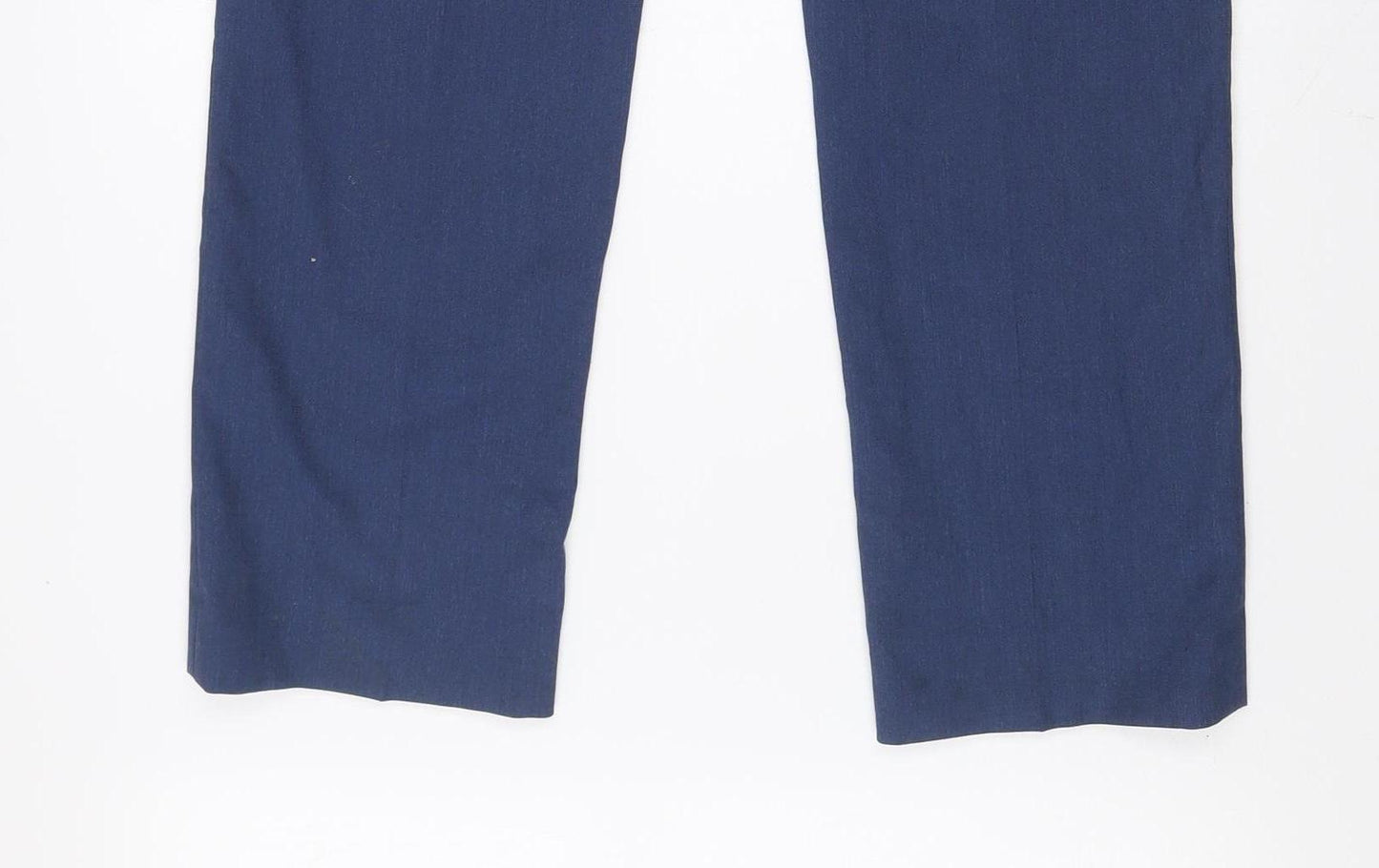 White Label Men's Blue 38R Regular Fit Suit Trousers