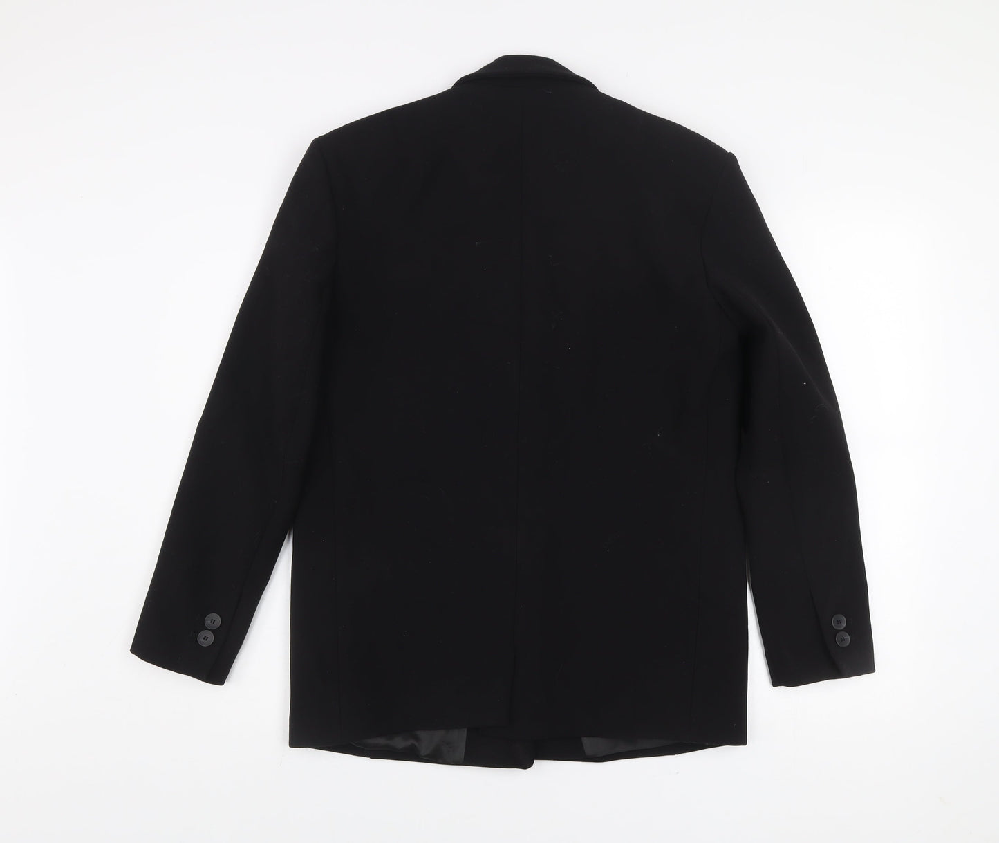 Zara Men's Black Slim Fit Blazer S Classic Mid-Length Jacket
