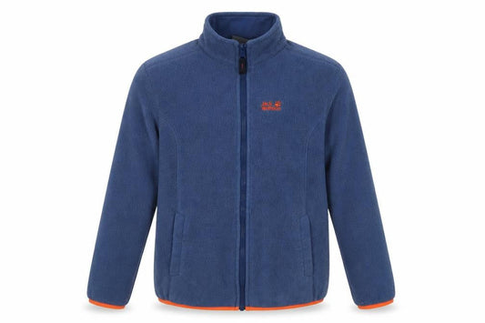 Jack Wolfskin Boys Blue Fleece Full Zip Jacket 16 Years Outdoor Hiking
