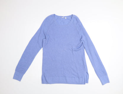 Gap Men's Blue Cotton Blend Crew Neck Pullover Jumper Size S