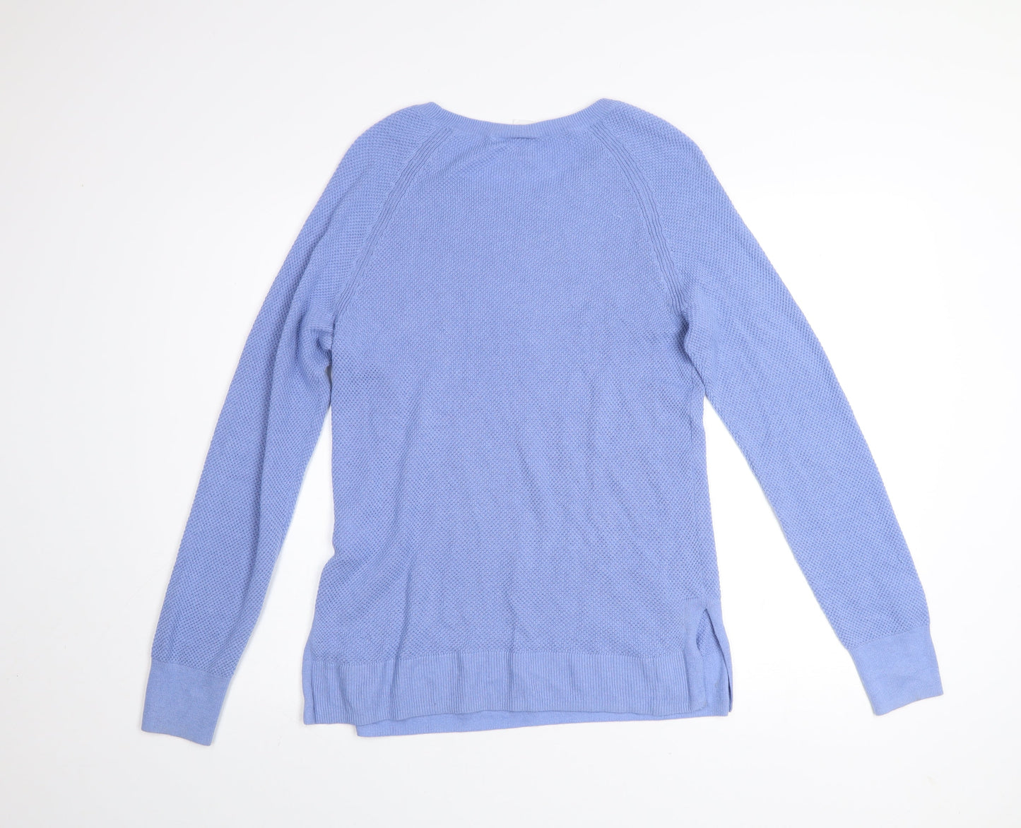 GAP Men's Blue Cotton Blend Crew Neck Pullover Jumper Size S