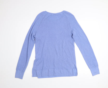 Gap Men's Blue Cotton Blend Crew Neck Pullover Jumper Size S