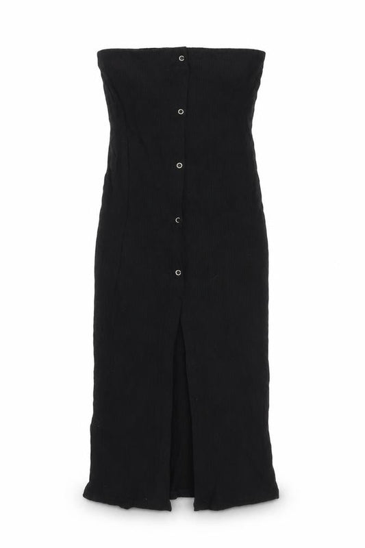ASOS Women Black Size 4 High Rise Midi Pencil Skirt
