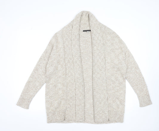Peruvian Connection Women's Beige Alpaca Knit Cardigan XS