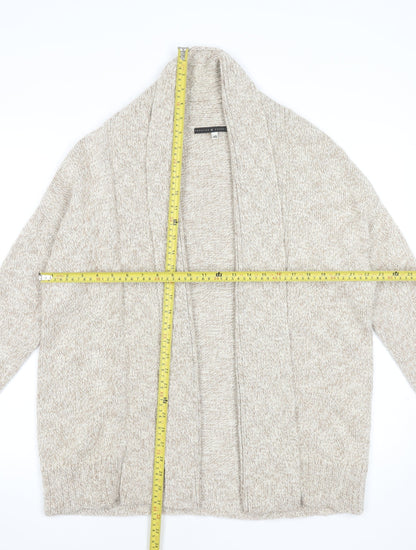 Preloved Peruvian Connection Women's Beige Alpaca Knit Cardigan XS - Back
