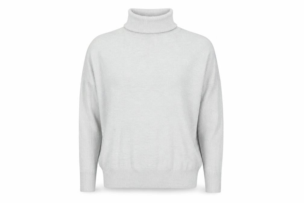 Phase Eight Women's Grey Roll Neck Long Sleeve Pullover Jumper Size S
