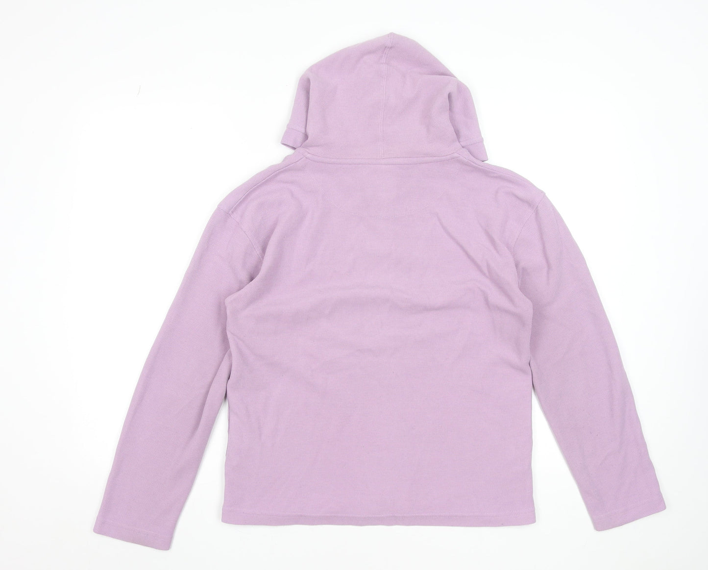 Fat Face Women's Purple Size 10 Henley Hoodie Cotton Blend
