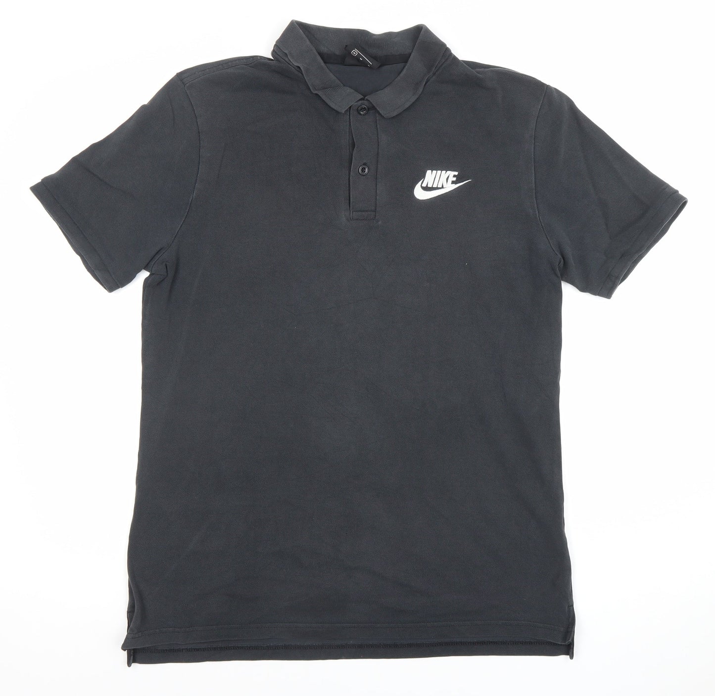 Nike Men’s Black Cotton Polo Shirt M Regular Fit Sports Casual