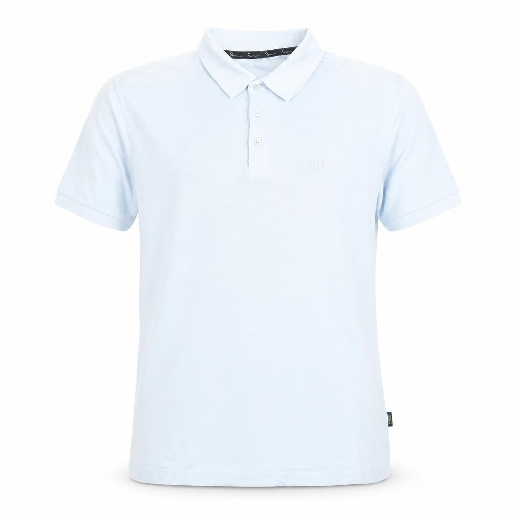Armani Exchange Men's Blue Slim Fit Cotton Stretch Polo Shirt Size L
