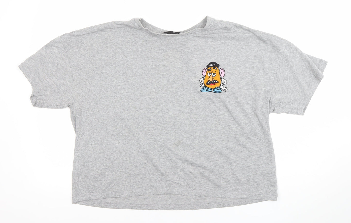 Disney Pixar Women’s Grey Mr. Potato Head T-Shirt XL