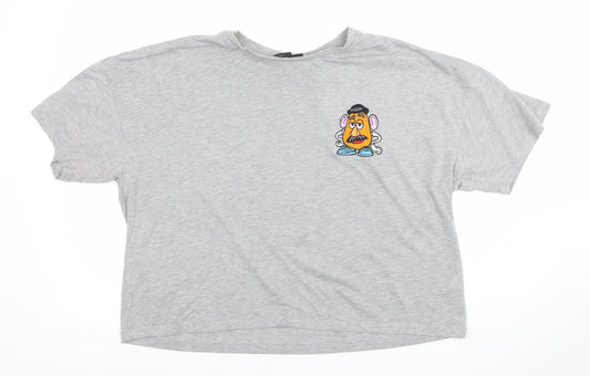 Disney Pixar Women’s Grey Mr. Potato Head T-Shirt XL
