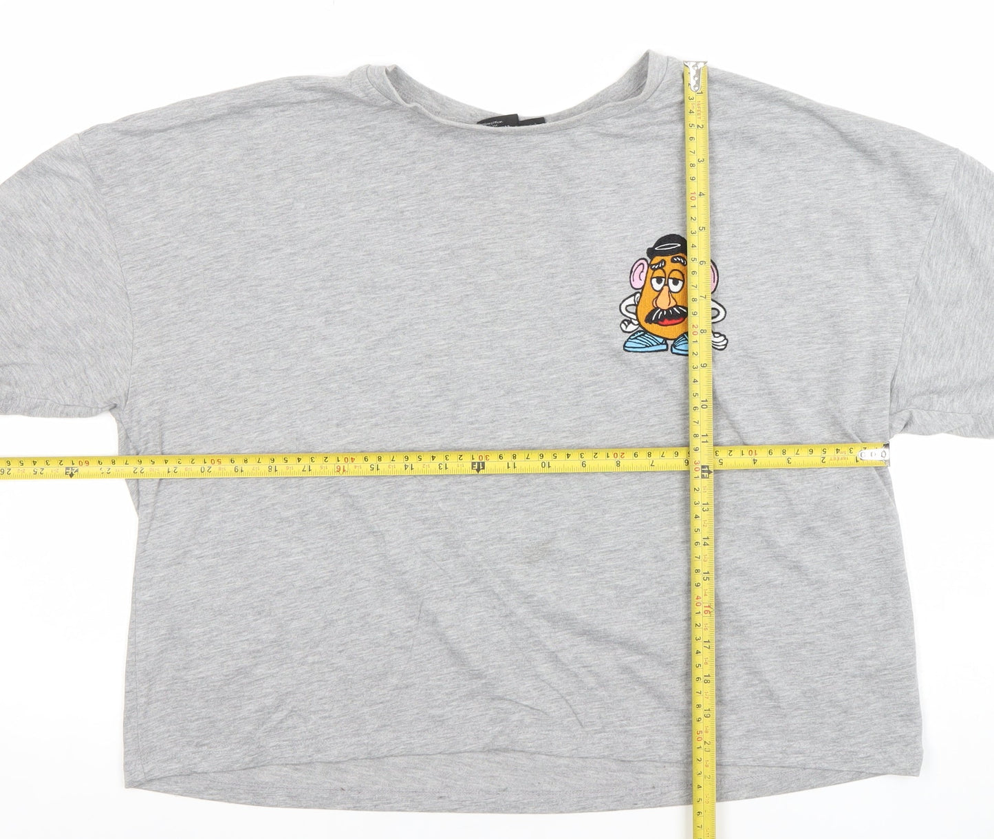 Disney Pixar Women’s Grey Mr. Potato Head T-Shirt XL