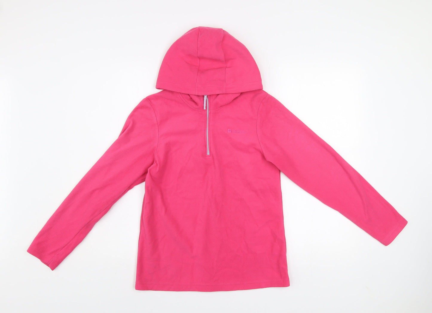 Mountain Warehouse Teens Pink Fleece Hoodie 13 Yrs 1/2 Zip