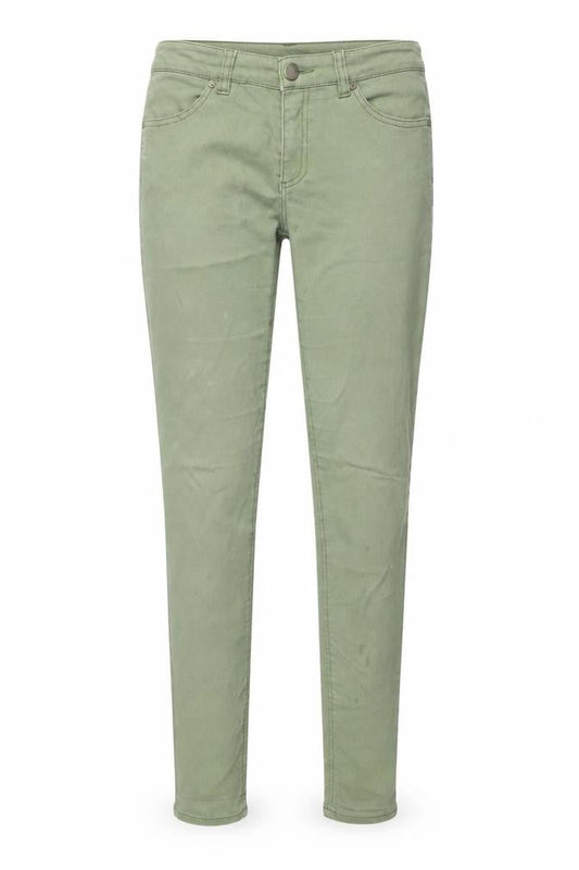 H&M Divided Womens Green Skinny Stretch Jeans Size 10