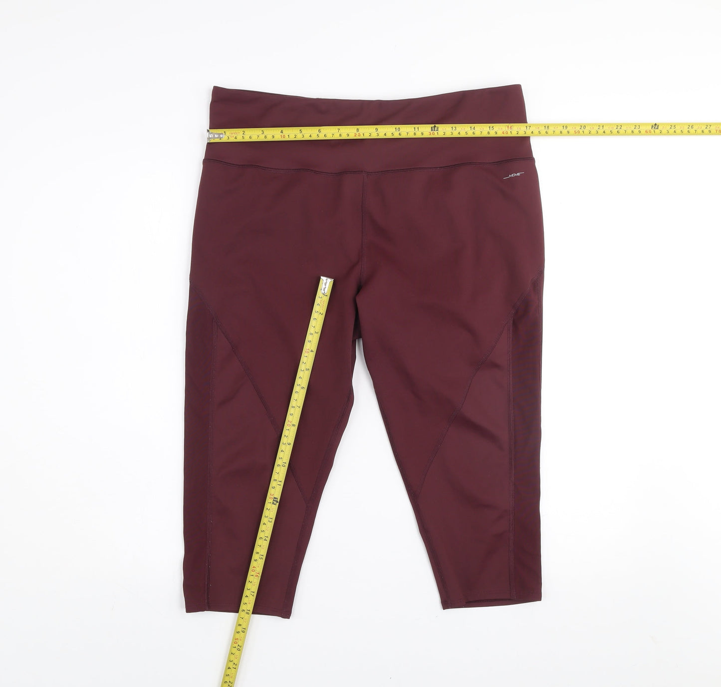 Jockey Women’s Brown XL Cropped Activewear Leggings