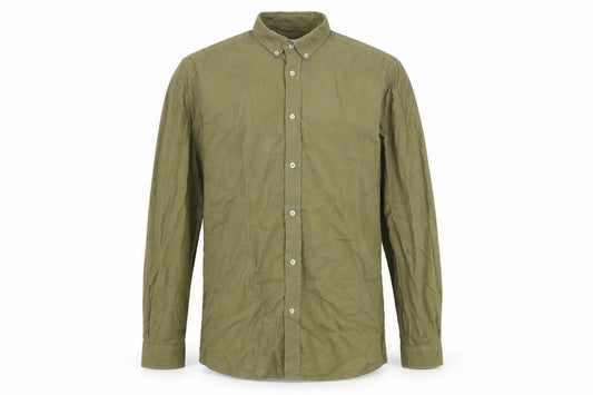 Zara Men’s Green Relaxed Fit Long Sleeve Button-Up Shirt Size S