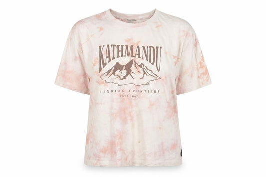 Kathmandu Women’s Multicoloured XL Tie-Dye Cotton Graphic T-Shirt