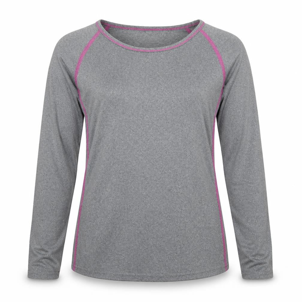 Crane Girls Grey Long Sleeve Active Sports T-Shirt 11-12 Years Lightweight Stretch