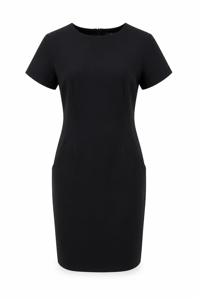 Next Women Black Size 10 Sheath Knee Length Work Dress