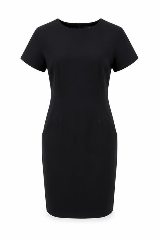 Next Women Black Size 10 Sheath Knee Length Work Dress