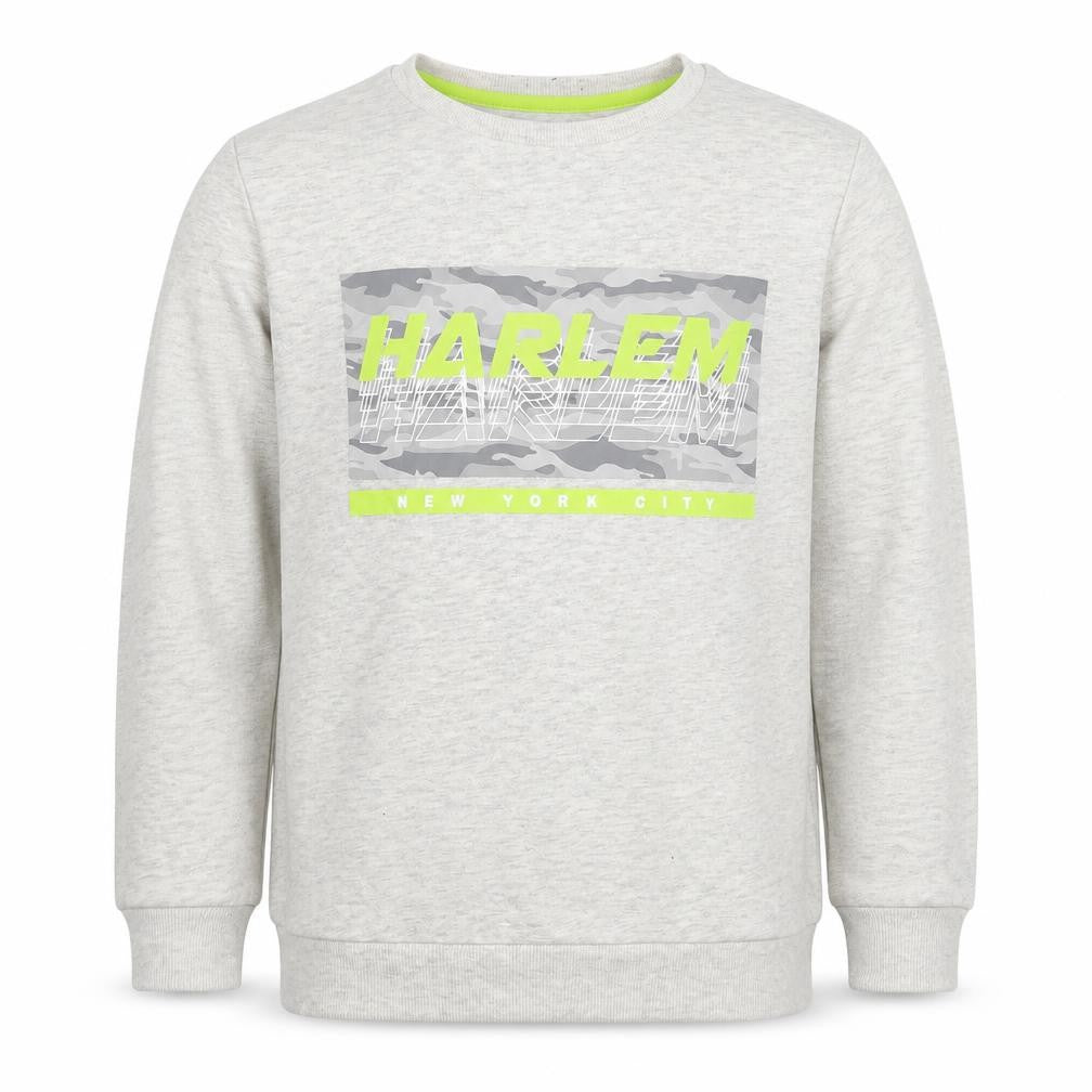 Primark Boys Beige Harlem New York City Pullover Sweatshirt Size 12 Years