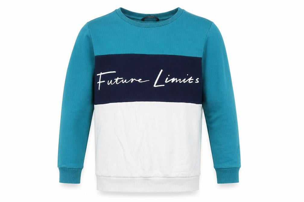 George Boys Blue Colourblock Future Limits Long Sleeve Sweatshirt 11-12 Years