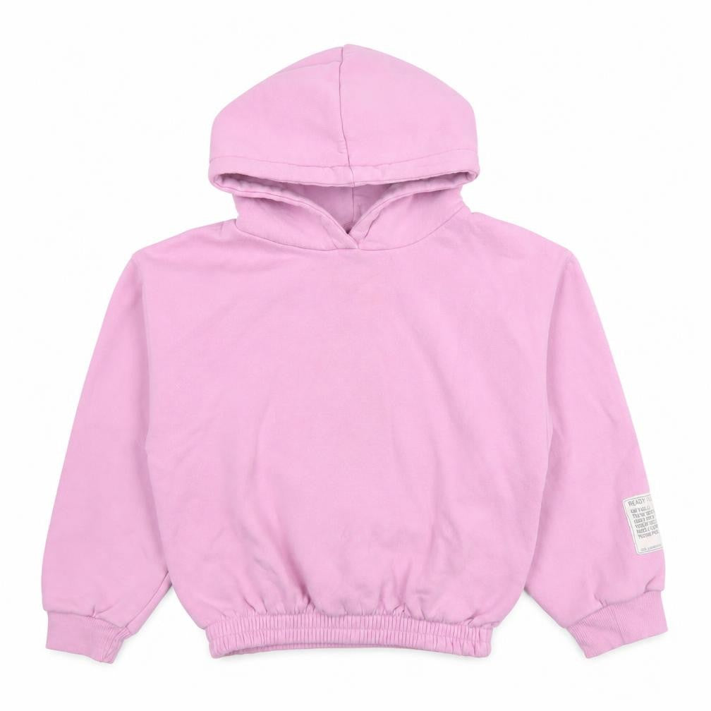 ZARA Girls Pink Hoodie Size 9 Years Cotton Blend Pullover