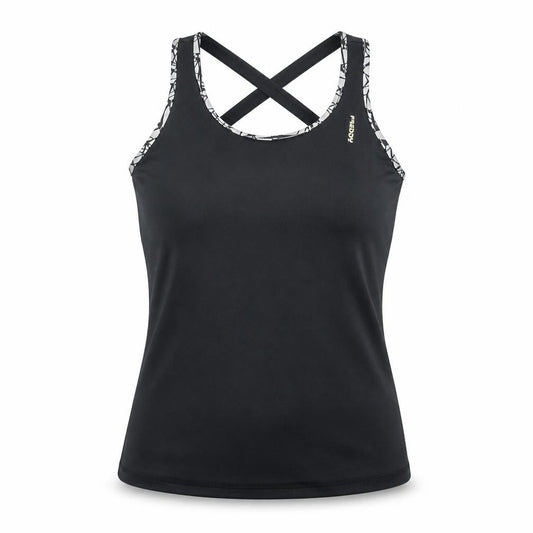 Freddy Womens Black Size 10 Racerback Tank Top Activewear Stretch