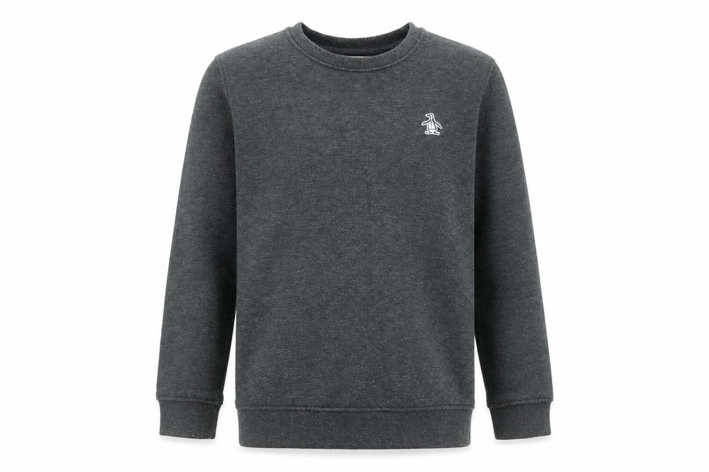 Penguin by Munsingwear Boys Grey Crew Neck Pullover Sweatshirt 9-10 Years