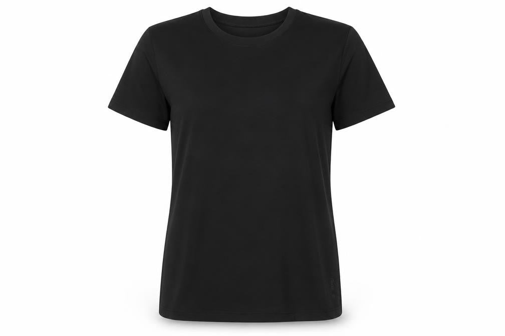 Slazenger Womens Black Size 12 Athletic Short Sleeve T-Shirt