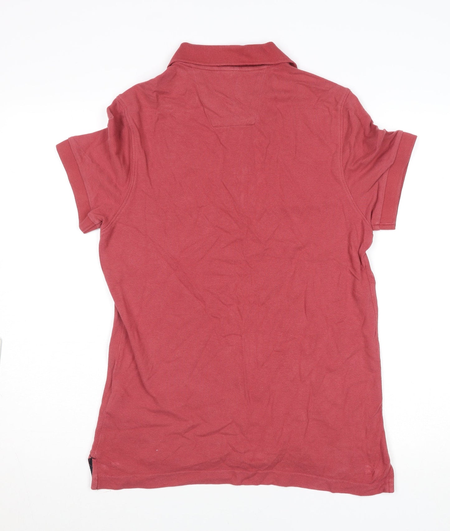 Nautica Men's Red Slim Fit Cotton Polo Shirt Size M