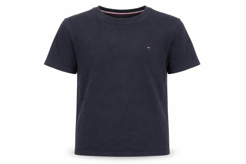 Tommy Hilfiger Boys Navy Blue Short Sleeve Cotton Classic T-Shirt 146cm