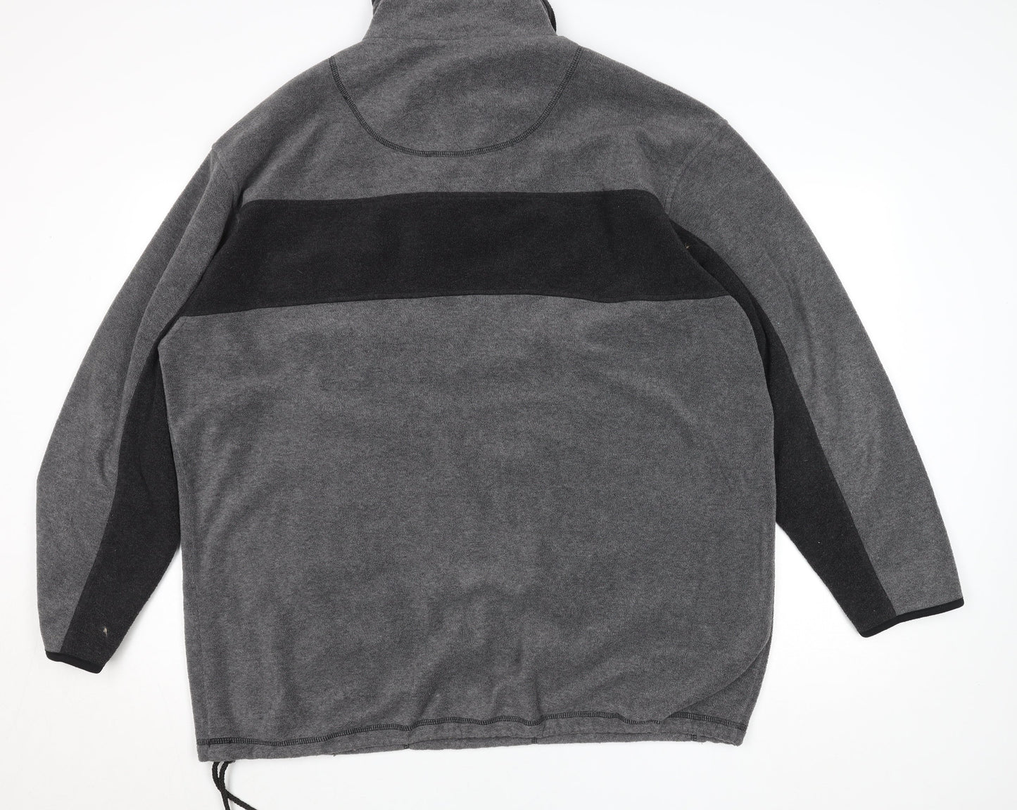 TCM Men's Grey Fleece 1/4 Zip Sport Jacket Size Regular