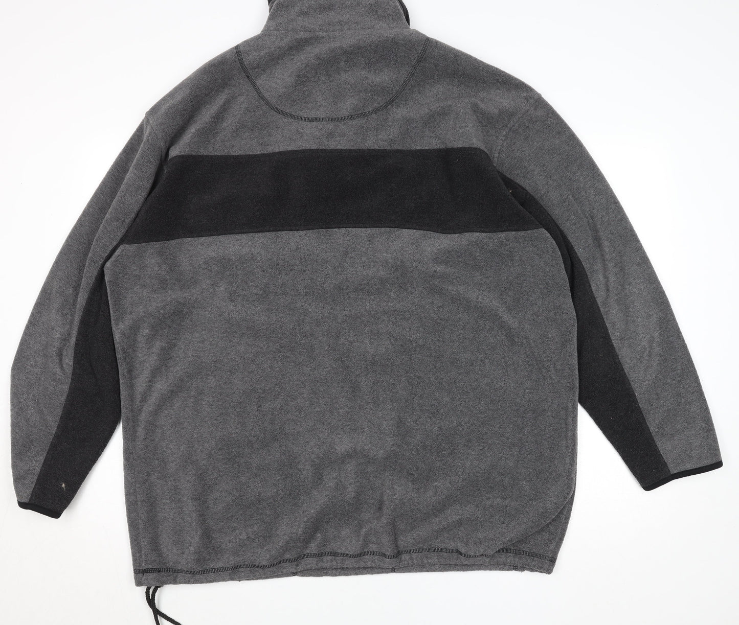 TCM Men's Grey Fleece 1/4 Zip Sport Jacket Size Regular
