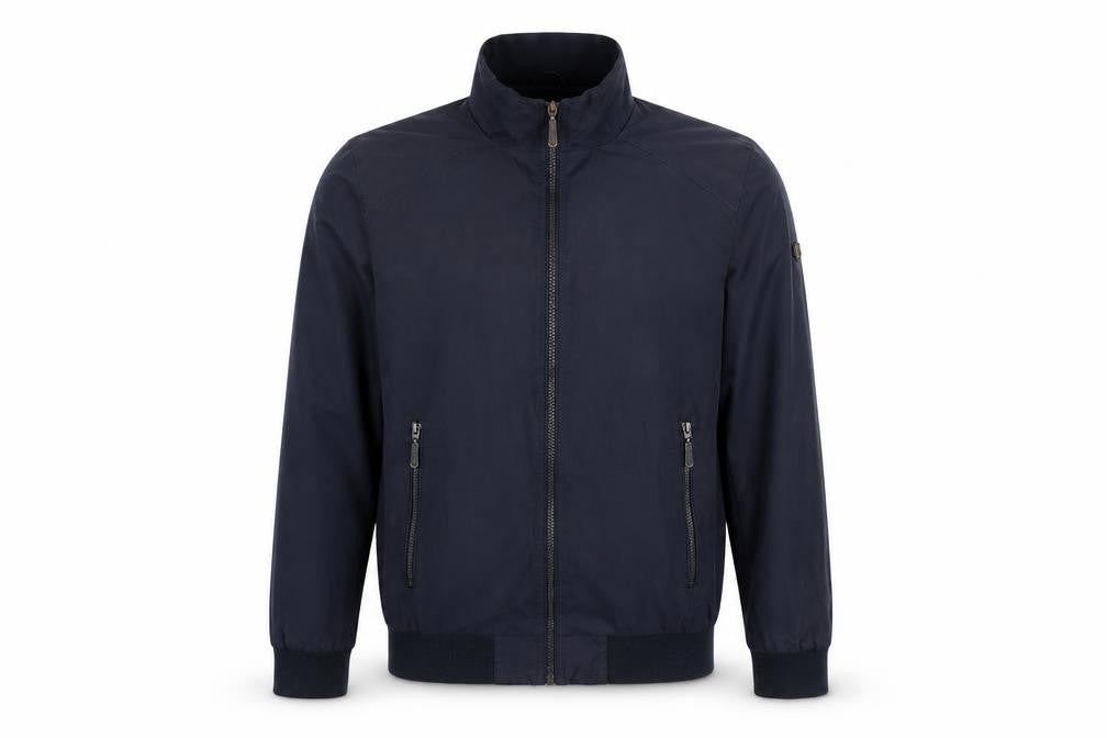 6th Sense Men's Blue Bomber Jacket Size M Regular Fit Full Zip