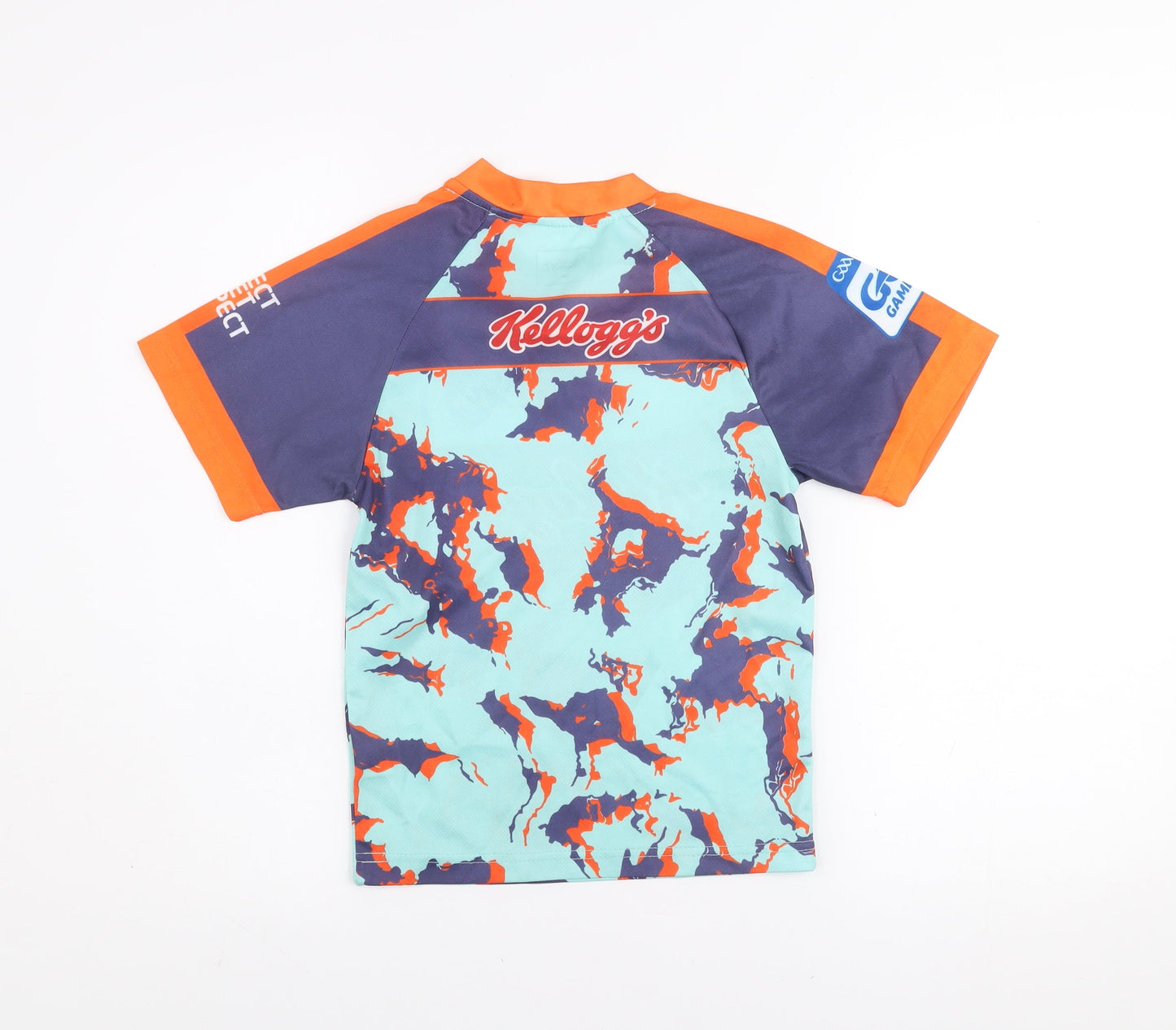 McKeever Boys Multicoloured Camouflage Kellogg’s GAA Jersey T-Shirt 4-5 Years