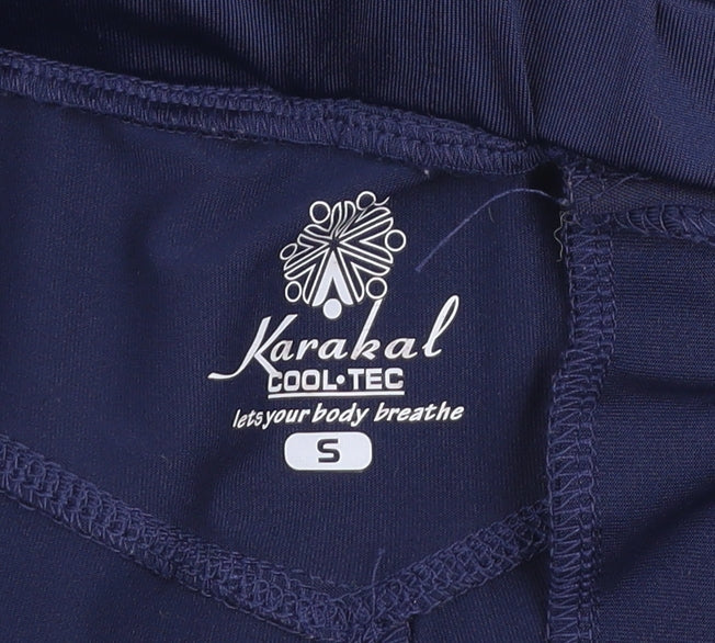 Karakal Women's Blue Cool-Tec Straight Track Pants Size S
