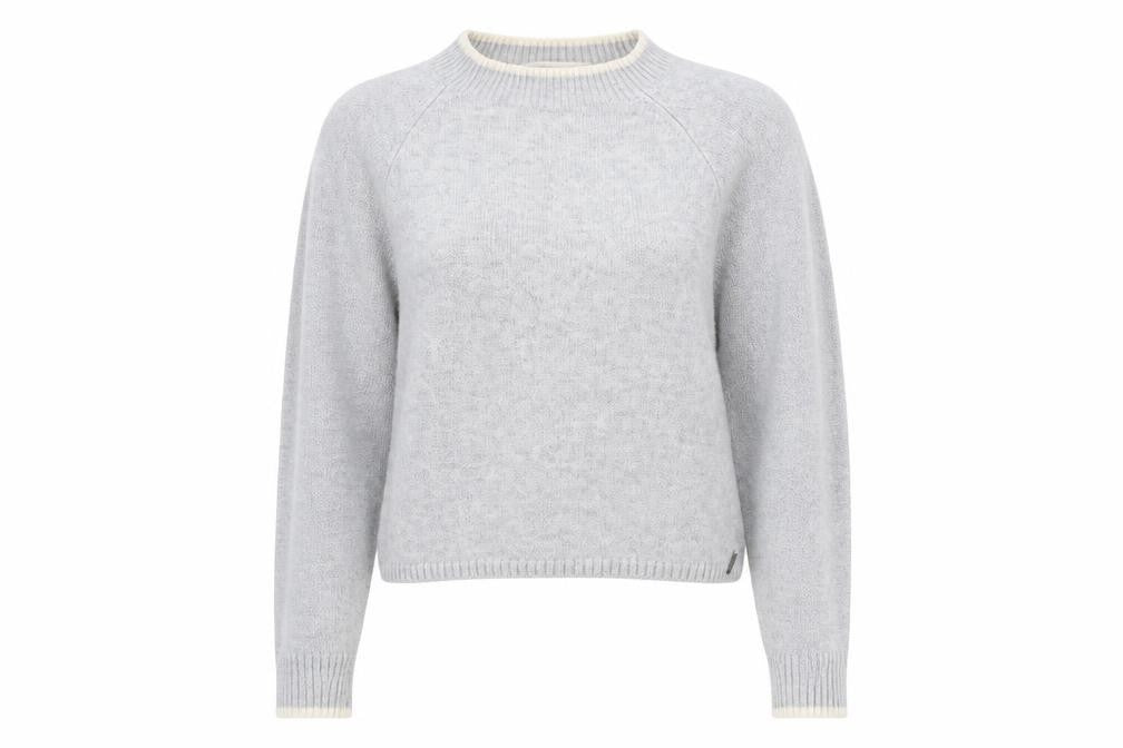 Hollister Womens Grey Knit Crew Neck Pullover Jumper XS