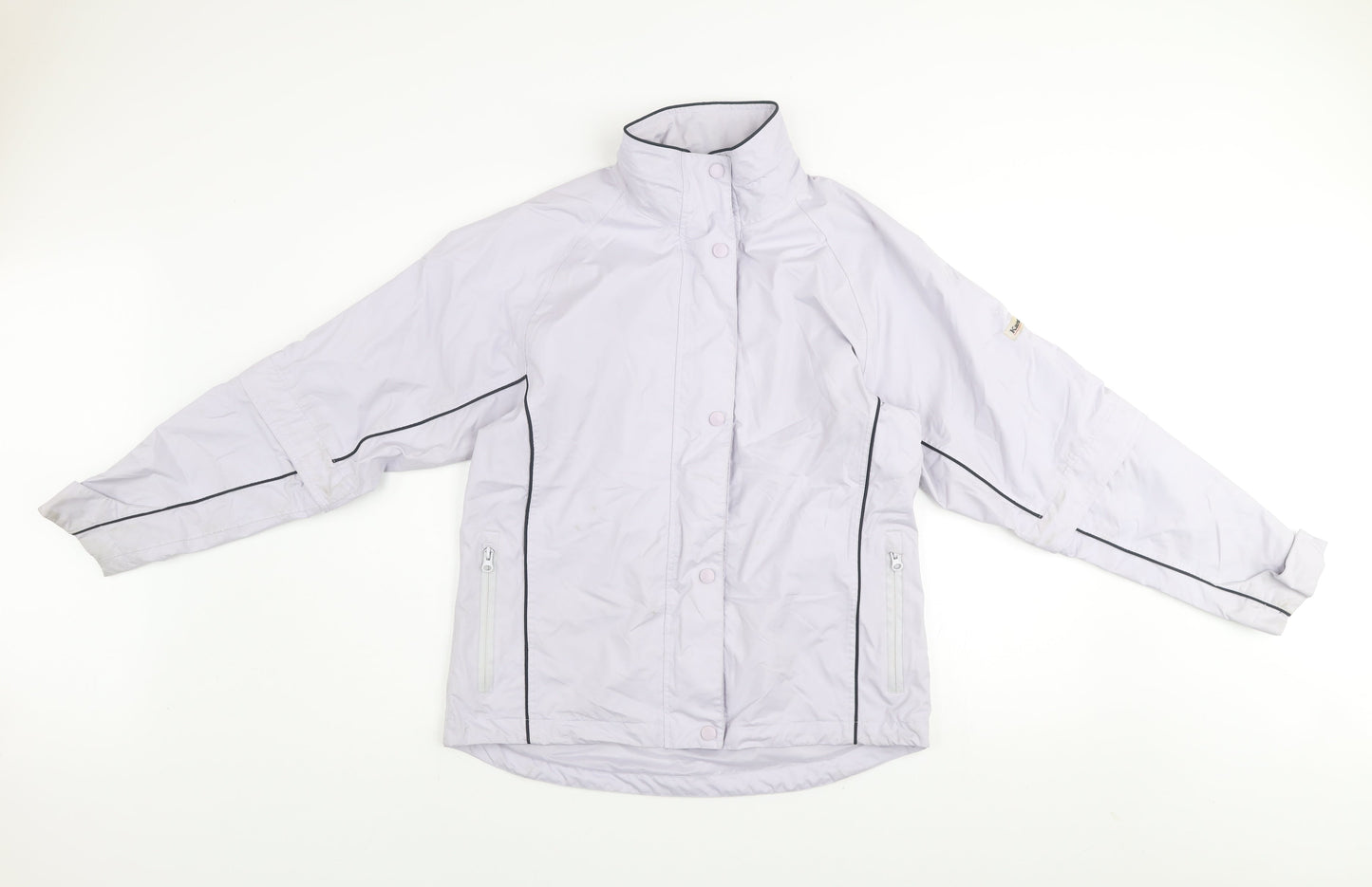 Kartel Mens White Windbreaker Jacket S Lightweight Waterproof