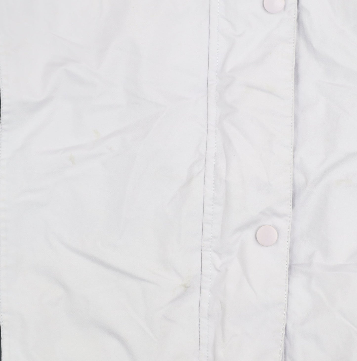 Kartel Mens White Windbreaker Jacket S Lightweight Waterproof