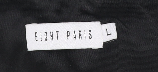 Eight Paris Women's Black L Camisole Tank Top