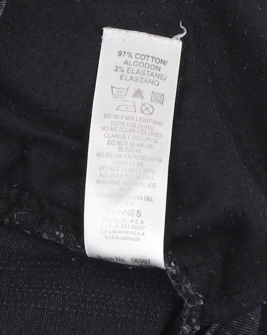 Dunnes Women’s Black Skinny Jeans Size 12 Slim Fit Denim