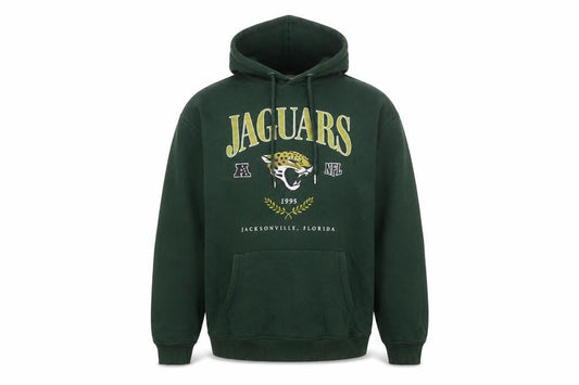 H&M Men's Green Jaguars NFL Pullover Hoodie Size S Cotton Blend