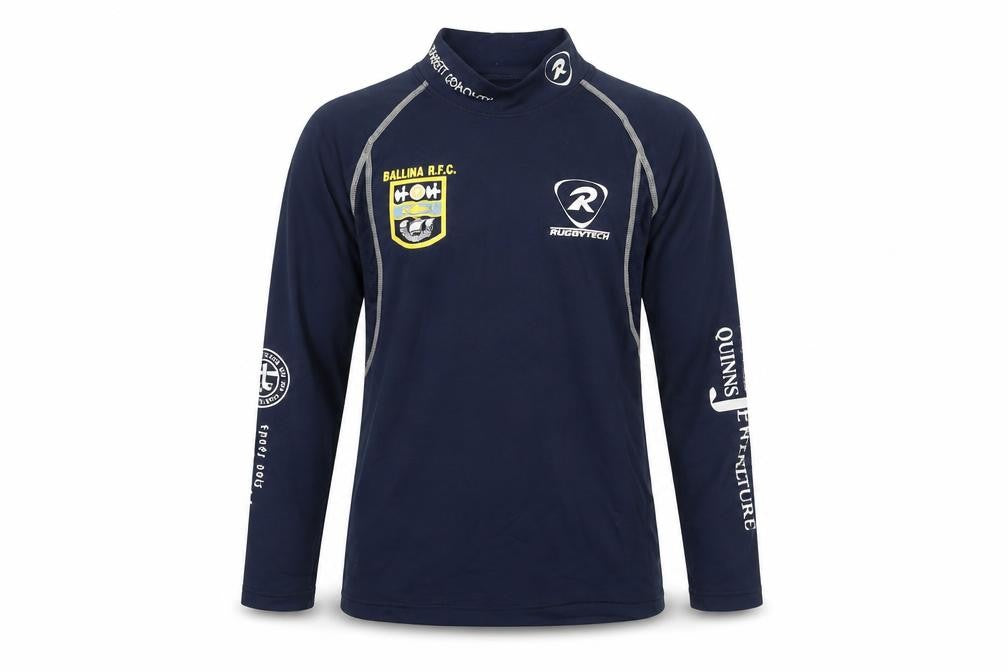 Rugbytech Boys Blue Long Sleeve Rugby Training Top 12-13 Years
