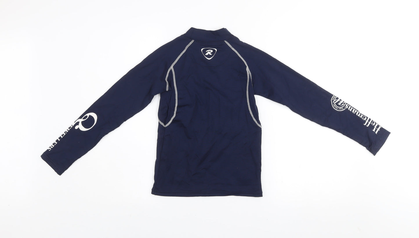 Rugbytech Boys Blue Long Sleeve Rugby Training Top 12-13 Years