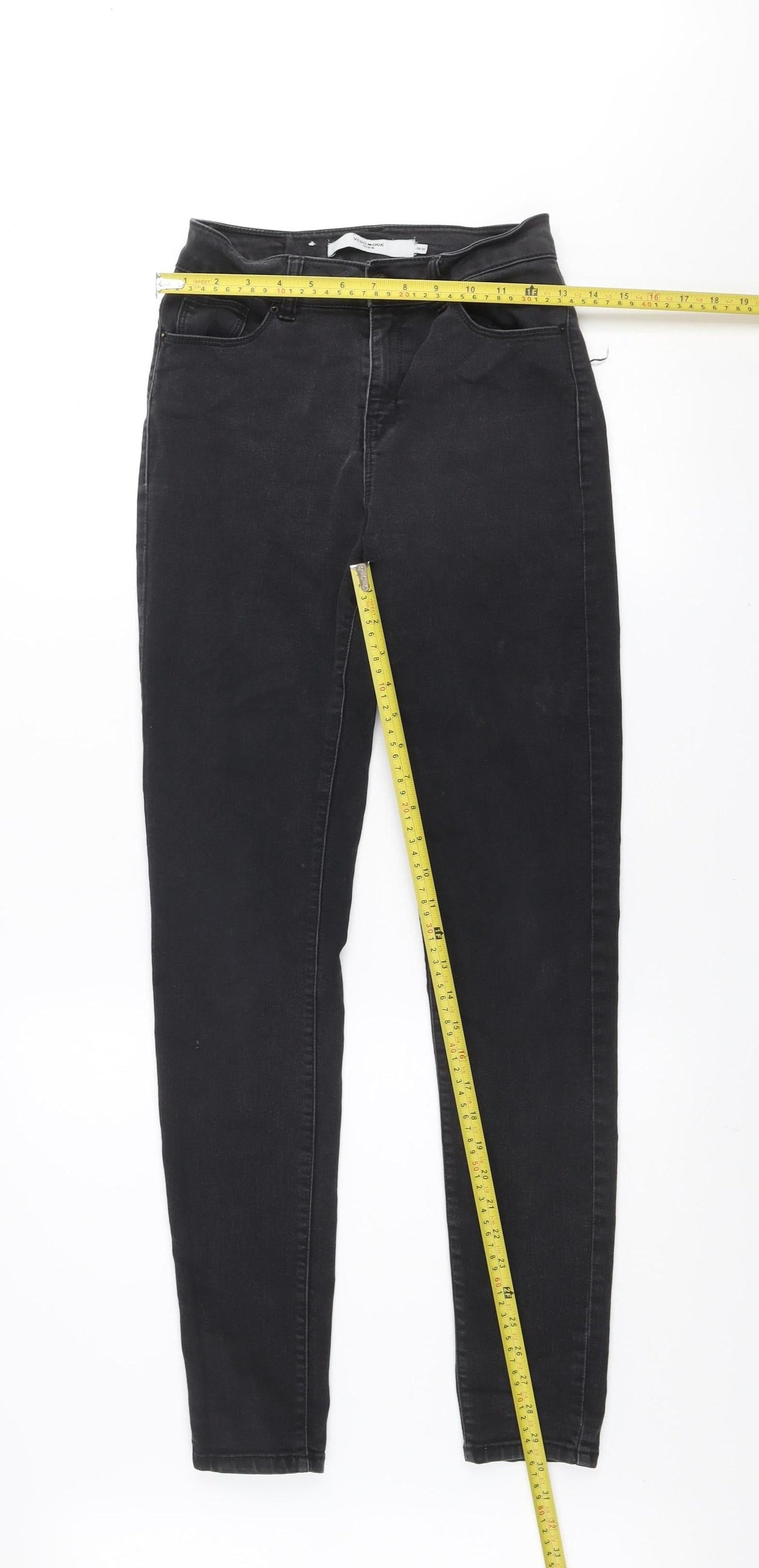 Vero Moda Women’s Black High Rise Skinny Denim Jeans XS