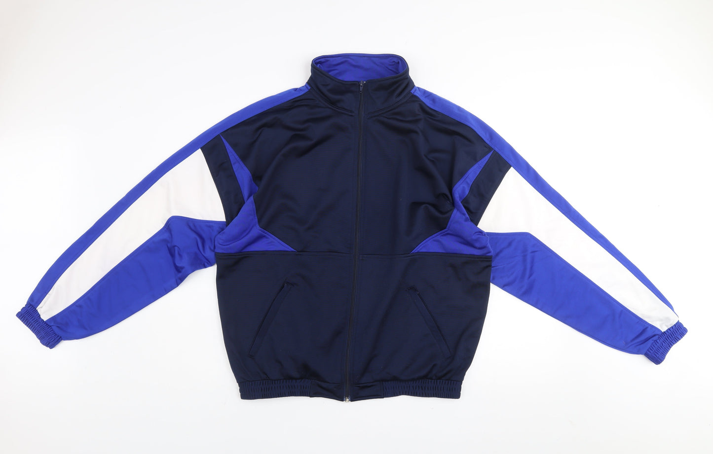 Total Sport Men's Blue Full Zip Lightweight Track Jacket Size M