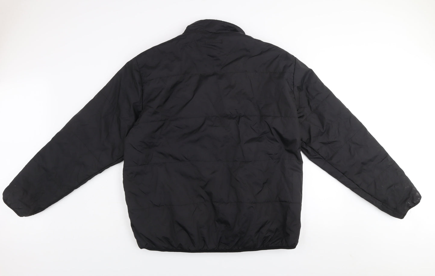 Free Country Men's Black XL Puffer Jacket Full Zip Polyester Winter Coat